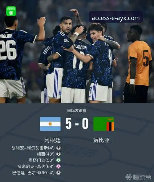 爱游戏体育平台深度解析：阿根廷5-0大胜赞比亚赛事全记录